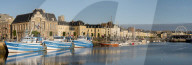 Dieppe harbour waterfront fishing port