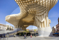Seville Metropol Parasol Sevilla Mushrooms Las Setas De Sevilla Plaza de la EncarnaciÃ³n Seville Spain Andalusia EU Europe