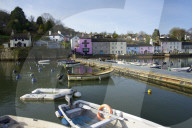 Harbour at Dittisham on the River Dart, South Devon, UK