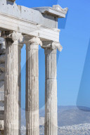 Erechtheion Temple, Acropolis, Athens, Greece, Europe,