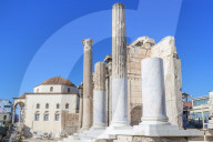 Library of Hadrian, Athens, Greece, Europe,