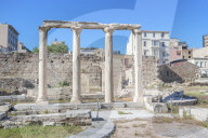 Library of Hadrian, Athens, Greece, Europe,