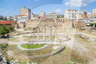 Library of Hadrian, Athens, Greece, Europe,