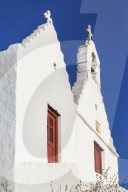 Greek orthodox chapel, Mykonos Town, Mykonos, Cyclades Islands, Greece
