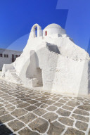 Panagia Paraportian chapel, Mykonos Town, Mykonos, Cyclades Islands, Greece