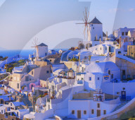 Oia village, Oia, Santorini, Cyclades Islands, Greece