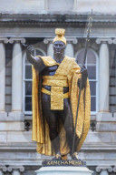 United States of America, Hawaii, Oahu island, statue of King Kamehameha I
