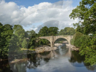 Devils Bridge, River Lune, Kirkby Lonsdale, Cumbria, England, UK
