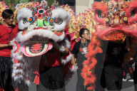 Golden Dragon Parade, Chinatown, Los Angeles, California, USA