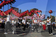 Golden Dragon Parade, Chinatown, Los Angeles, California, USA