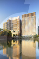 Palace Hotel and Imperial Palace moat, Tokyo, Japan
