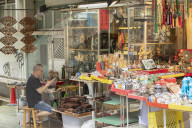 Stall at Cat Street Antiques Market, Central, Hong Kong