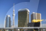 Tokyo Skytree and Asahi Breweries Tower, Tokyo, Japan