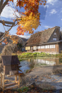 Traditional house of Ogimachi (UNESCO World Heritage Site), Shirakawa-go, Toyama Prefecture, Japan