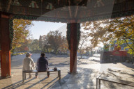 Pavilion in Namsan Park, Seoul, South Korea