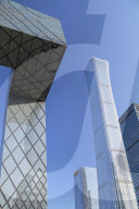CITIC Tower (tallest skyscraper in Beijing in 2020) and CCTV Headquarters, Beijing, China