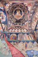 Frescoes, 'Last Judgement', New St George Church, 1705, Old Town, Bucharest, Romania
