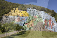 Mural of Prehistory, Vinales Valley, UNESCO World Heritage Site, Cuba