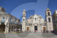 Cathedral de San Cristobal, Plaza de la Cathedral, Old Town, UNESCO World Heritage Site, Havana, Cuba
