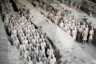 Terracotta army, funerary sculptures buried with Emperor Qin Shi Huang in 210-209 BC, Xi‚Äôan, China