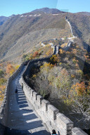 Great Wall of China, Mutianyu section, looking west towards Jiankou, Beijing, China