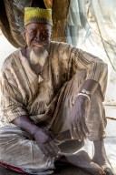 Batammariba man in a Koutammakou village in North Togo.
