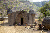 Koutammakou village in North Togo.