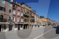 Viale Garibaldi during Coronavirus lockdown, Venice, Italy, Europe