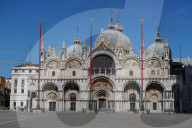 San Marco basilica during Coronavirus lockdown, Venice, Italy, Europe