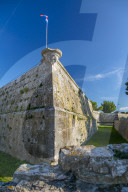 View of the Venetian fortress Pula, Istria County, Croatia, Adriatic, Europe