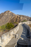 View of Great Wall of China at Huanghua Cheng or Yellow Flower, Xishulyu, Jiuduhe Zhen, Huairou, People's Republic of China, Asia