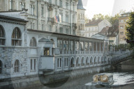 Ljubljanica Canal, Old Town, Ljubljana, Slovenia