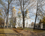 Nikolo-Bogoyavlenskiy Morskoy Sobor Orthodox Church, Saint Petersburg, Leningrad Oblast, Russia