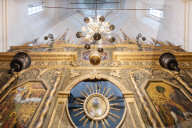 Interior of St Basil's Cathedral, Red Square, Moscow, Moscow Oblast, Russia