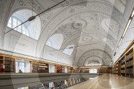 Interior of The National Library of Finland, Helsinki, Finland