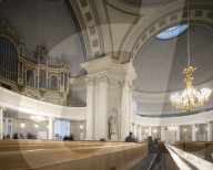 Interior of Uspenskin Cathedral, Helsinki, Finland