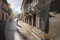 Street Scene, La Candelaria, BogotÃ¡, Cundinamarca, Colombia, South America