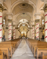 Interior of National Cathedral, Bolivar square, La Candelaria, BogotÃ¡, Cundinamarca, Colombia, South America