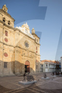 Church of San Pedro, Old City, Cartagena, BolÃ­var Department, Colombia, South America