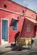 Fruit Seller, Getsemani Barrio, Cartagena, BolÃ­var Department, Colombia, South America