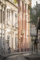 Colonial Architecture in the UNESCO World Heritage Site area, Old City, Cartagena, BolÃ­var Department, Colombia, South America