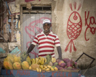 Portrait of Ariel, Getsemani Barrio, Cartagena, BolÃ­var Department, Colombia, South America