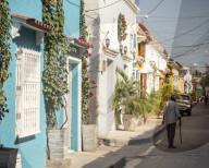 Street Scene, Getsemani Barrio, Cartagena, BolÃ­var Department, Colombia, South America