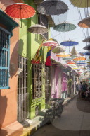 Street Scene, Getsemani Barrio, Cartagena, BolÃ­var Department, Colombia, South America