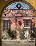 Street Scene, Getsemani Barrio, Cartagena, BolÃ­var Department, Colombia, South America