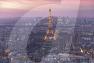 The Eiffel Tower in Paris, France.