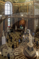The Austrian National Library in Vienna, Austria.