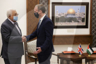 Foreign Secretary Dominic Raab meets President Abbas
