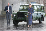 ROYALS - Prinz William und Catherine treffen im Landrover zu einer Autokino-Sondervorführung in Edinburgh ein