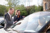 ROYALS - Prinz William und Catherine treffen im Landrover zu einer Autokino-Sondervorführung in Edinburgh ein
